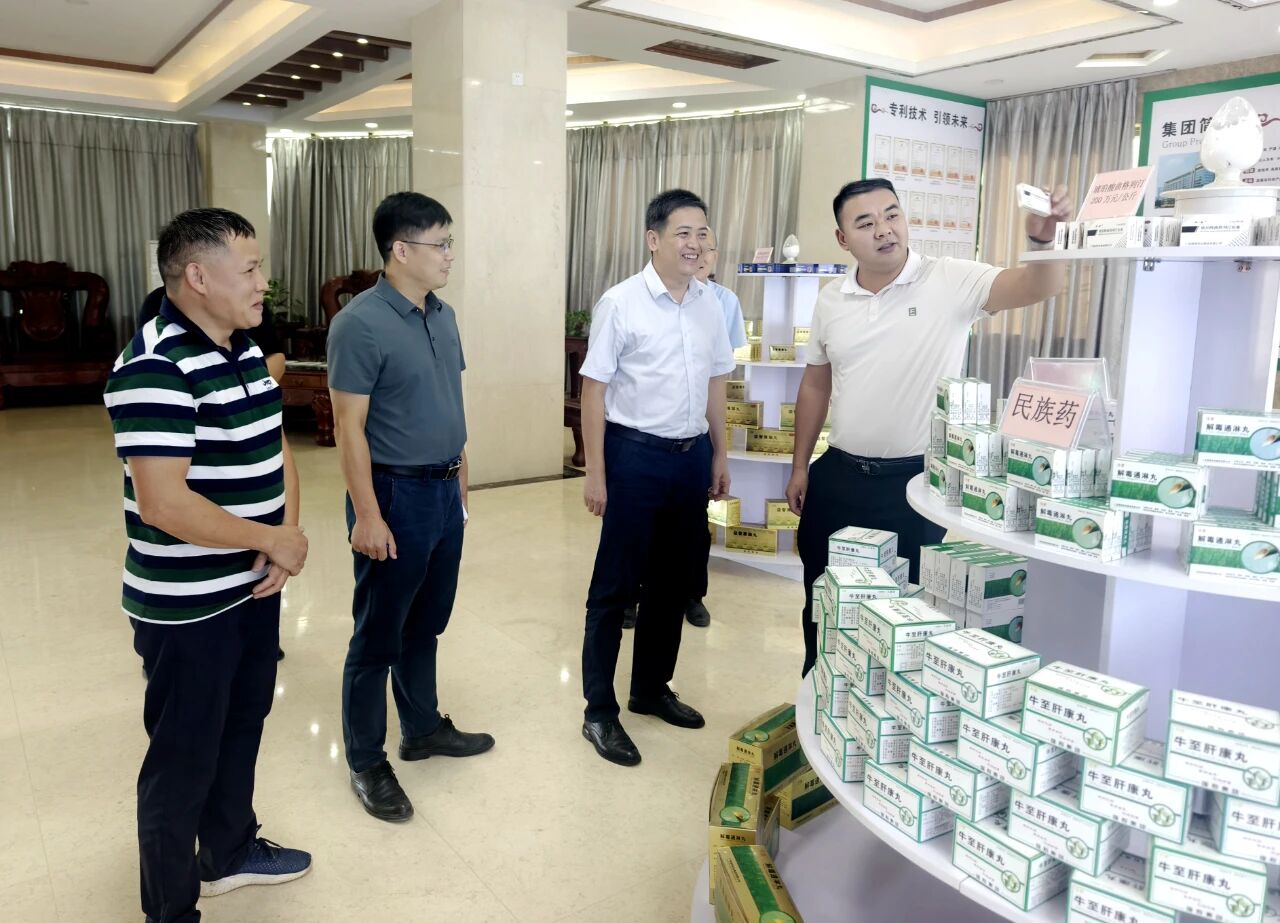 苍梧县领导莅临集团调研交流